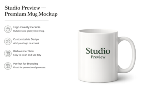 Studio Preview — Premium Mug