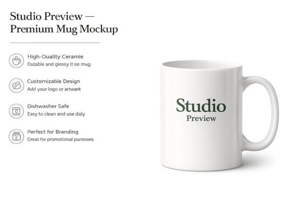 Studio Preview — Premium Mug